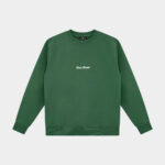 Signature Sweater Hunter Green - Last Bucks The Signature Sweater in Hunter Green, front view