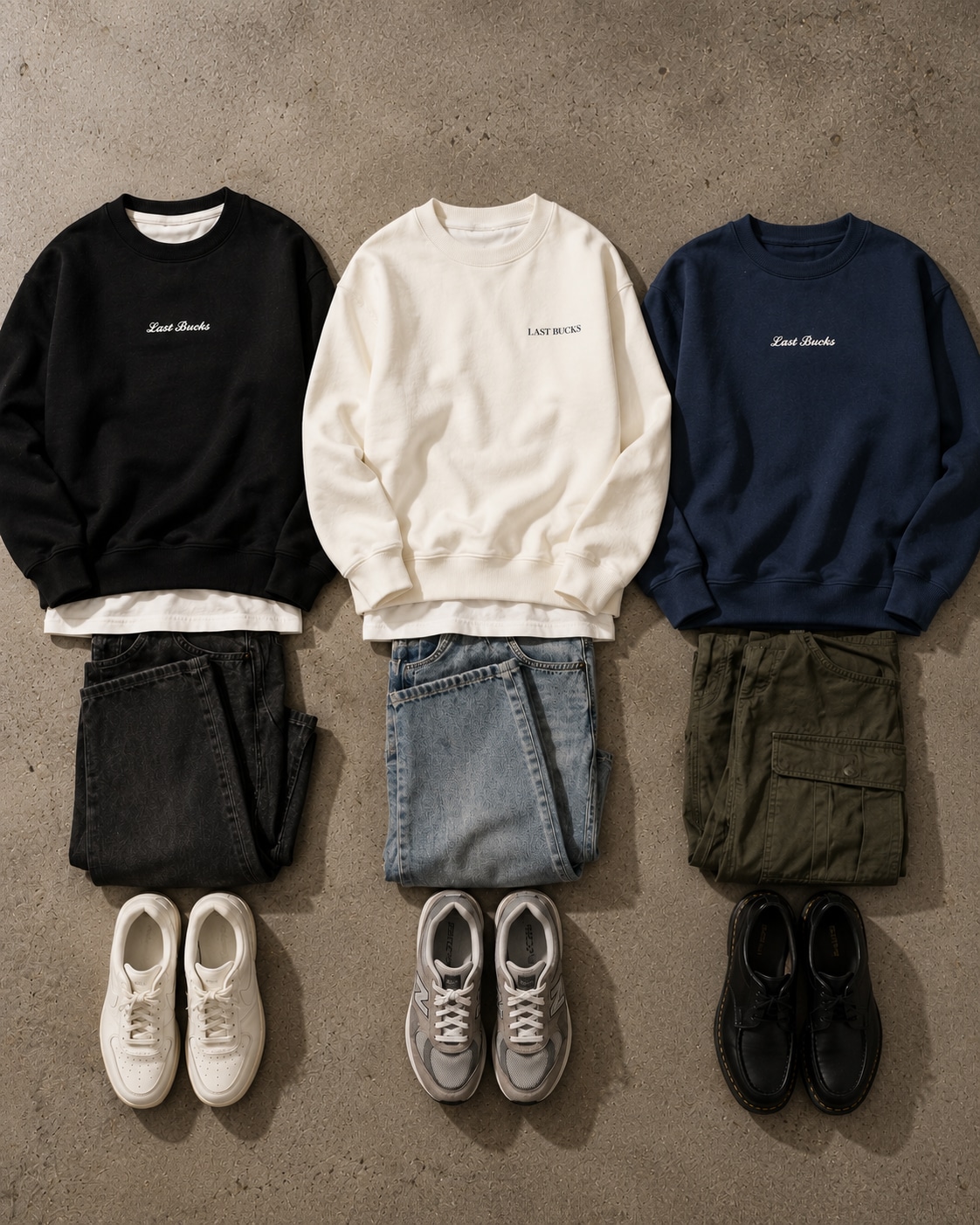Three New Year's Eve combinations for men